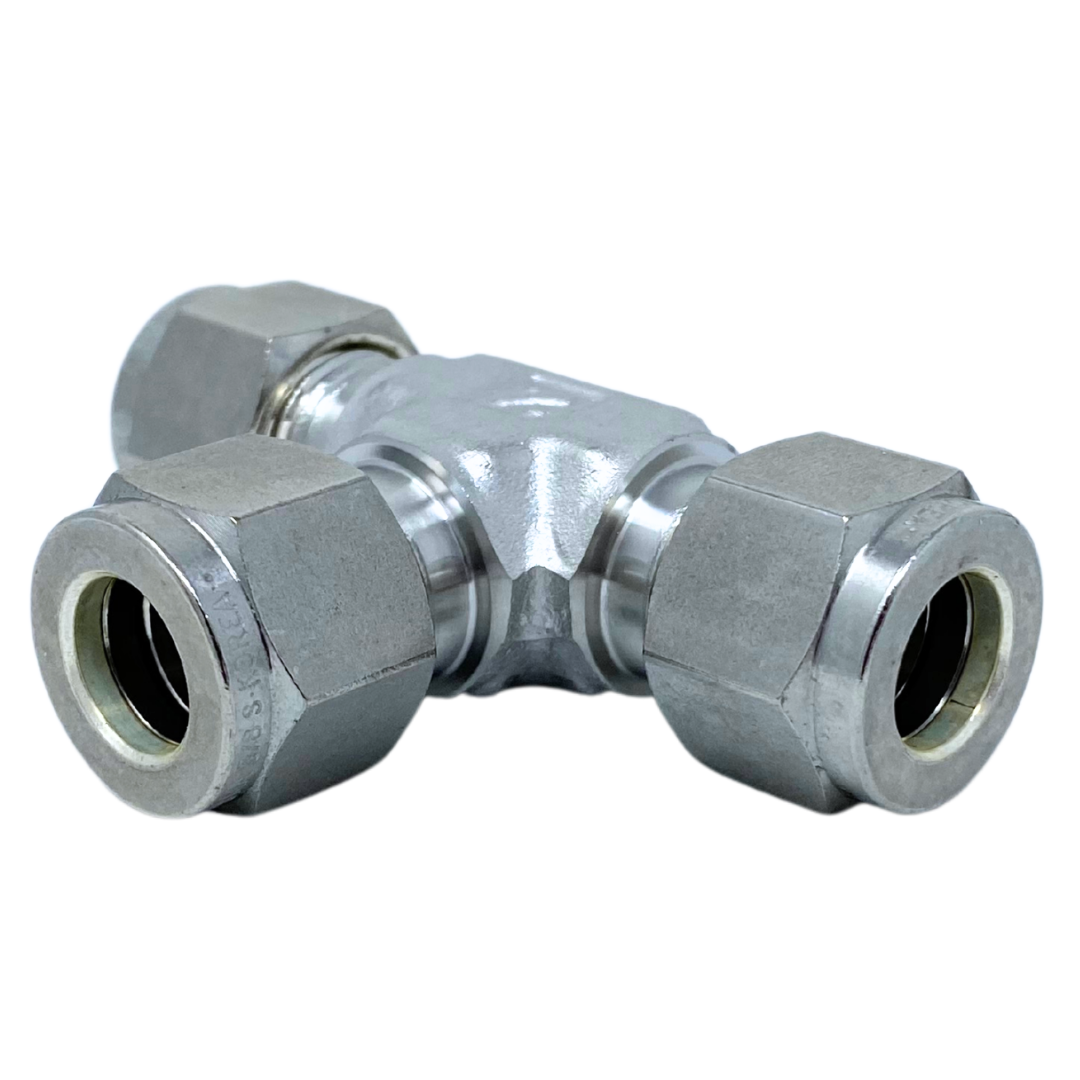 SUT-8 : Superlok Stainless Union Tee Adapter, 1/2" (-8) Tube OD