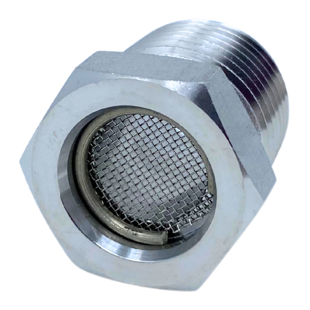 SVP-4N-S316 : Superlok Stainless Vent Protector Mud Dauber, 1/4-18 (-4) Male NPT