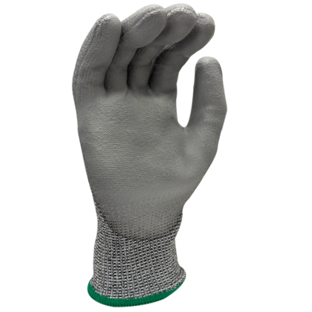 CM46230 : CUTMAN 13 Gauge Gray HDPE shell, Gray Polyurethane Palm Coated, ANSI Cut A4, 12-Pack