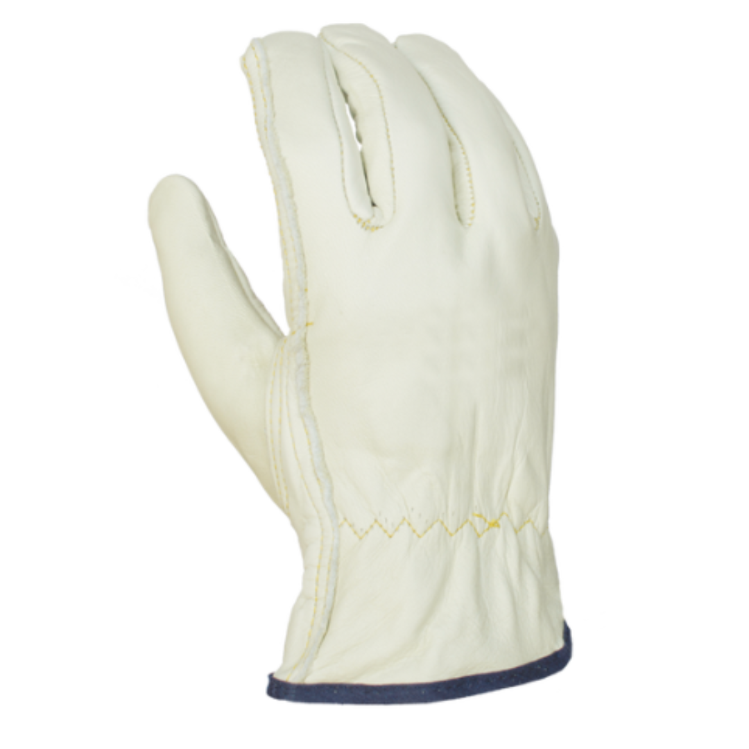IB1210-12PK : Ironbark Premium Grain Cowhide Leather Driver (IB3006), Unlined, Shirred Elastic back, Keystone Thumb, 12-Pack