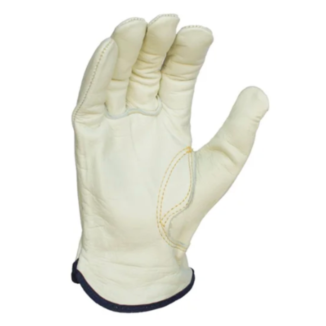 IB1210-12PK : Ironbark Premium Grain Cowhide Leather Driver (IB3006), Unlined, Shirred Elastic back, Keystone Thumb, 12-Pack