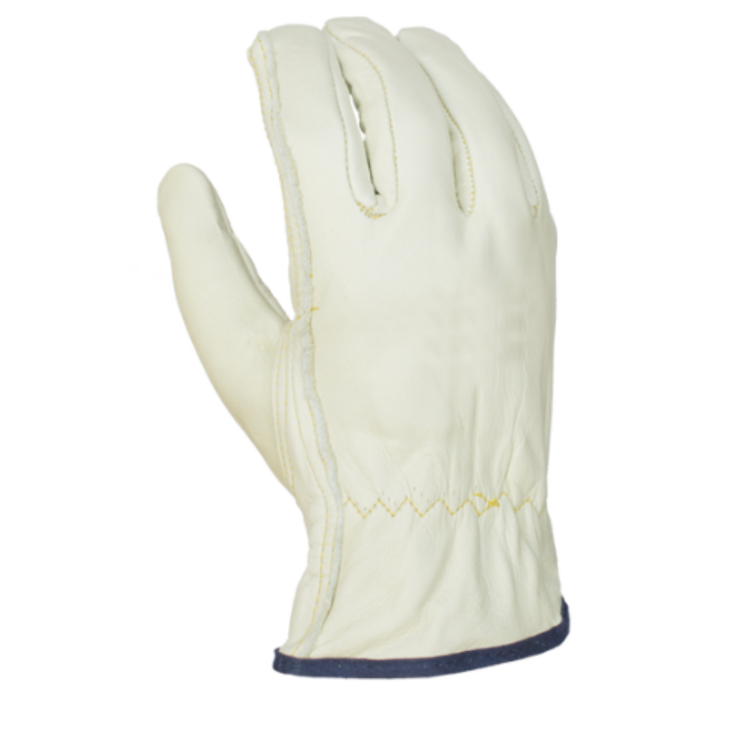 IB1230-12PK : Ironbark Standard Grain Cowhide Leather Driver (IB3026), Unlined, Shirred Elastic back, Keystone Thumb, 12-Pack
