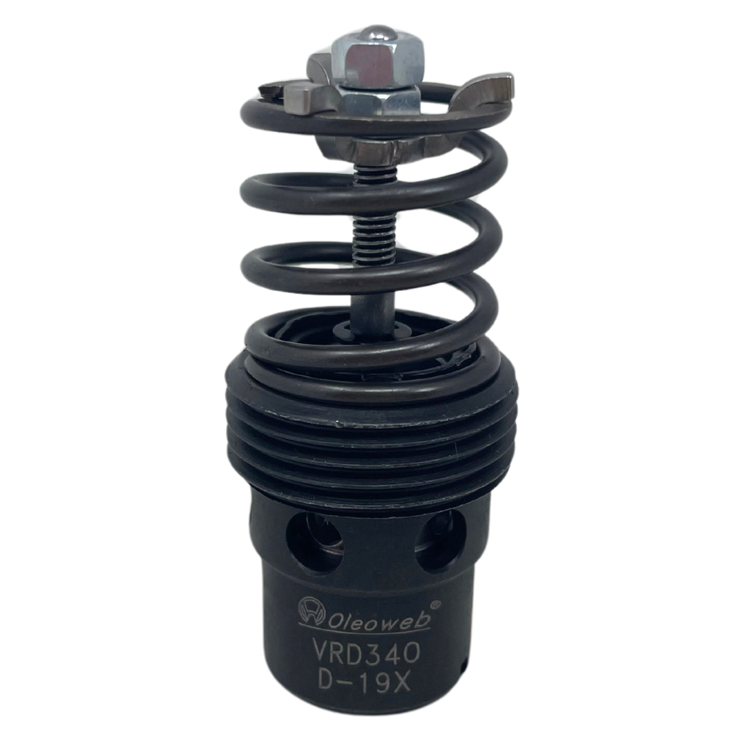 VRD340D-FIRE : FIRE SALE Oleoweb Adjustable Pressure Comp Flow Control Valve, 39.6GPM, 4350psi, (18.5-29GPM Range) - ALL SALES FINAL
