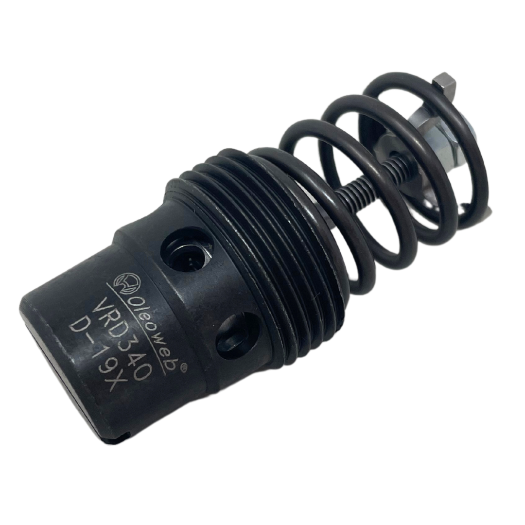 VRD340D-FIRE : FIRE SALE Oleoweb Adjustable Pressure Comp Flow Control Valve, 39.6GPM, 4350psi, (18.5-29GPM Range) - ALL SALES FINAL