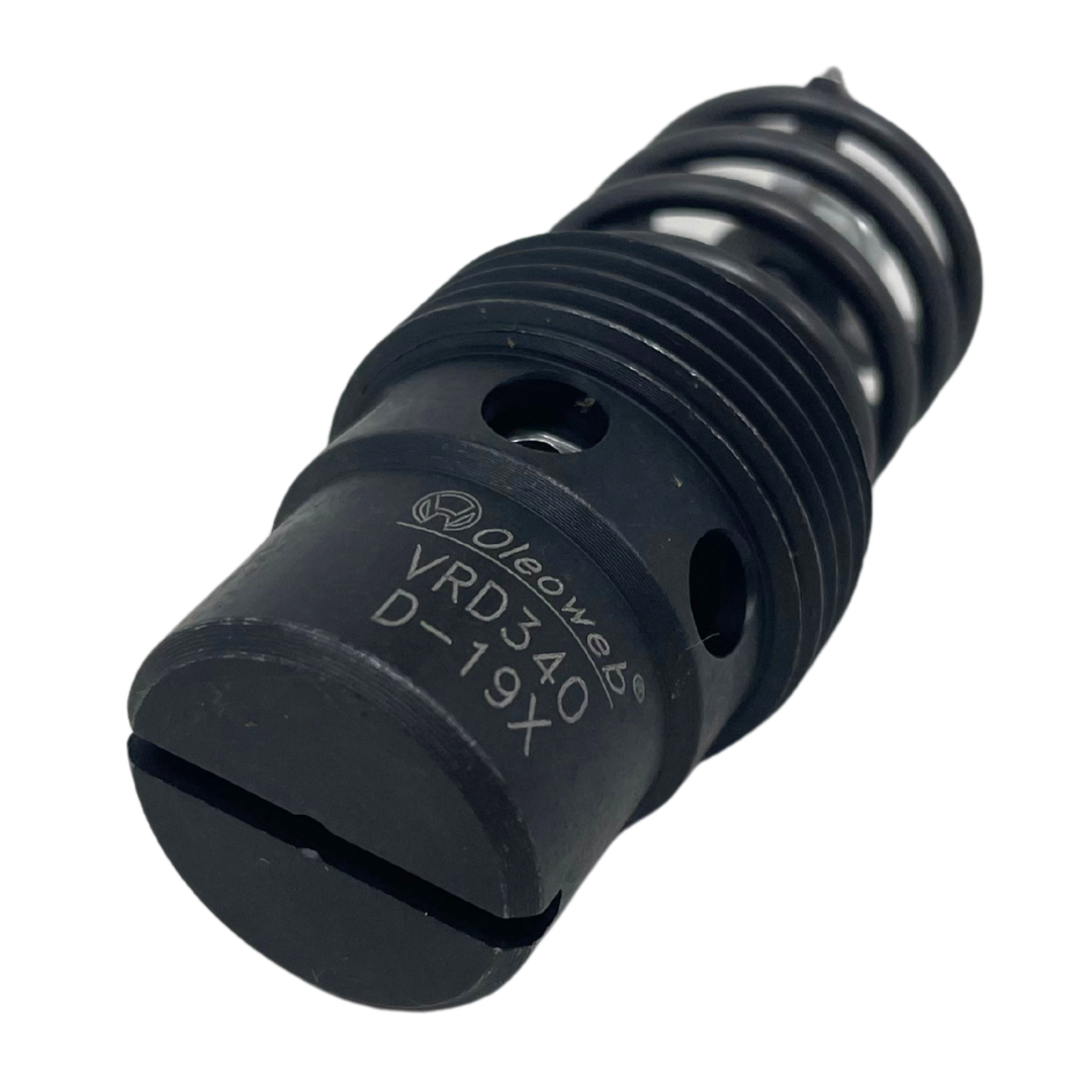 VRD340D-FIRE : FIRE SALE Oleoweb Adjustable Pressure Comp Flow Control Valve, 39.6GPM, 4350psi, (18.5-29GPM Range) - ALL SALES FINAL