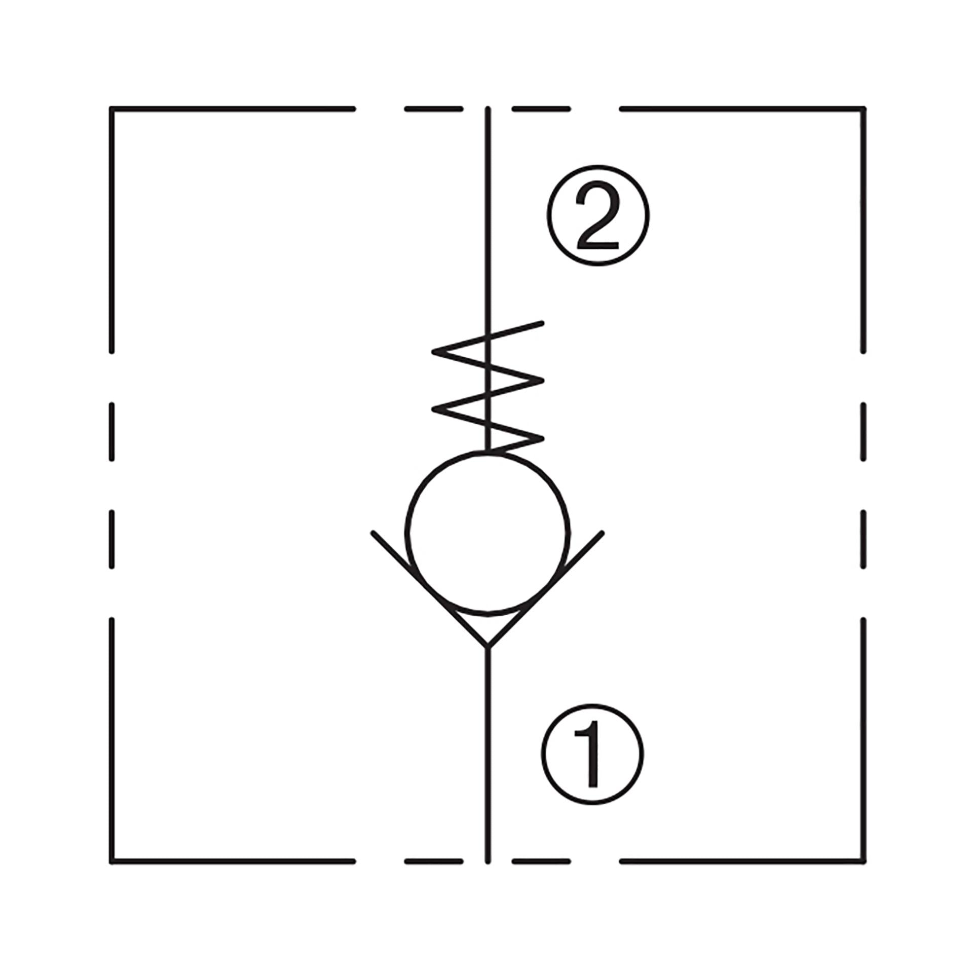 DCV-080-B-N : Deltrol Direct-Acting Check Valve, C-8-2 Cavity, 3000psi, 5GPM, 2-25psi Cracking Pressure