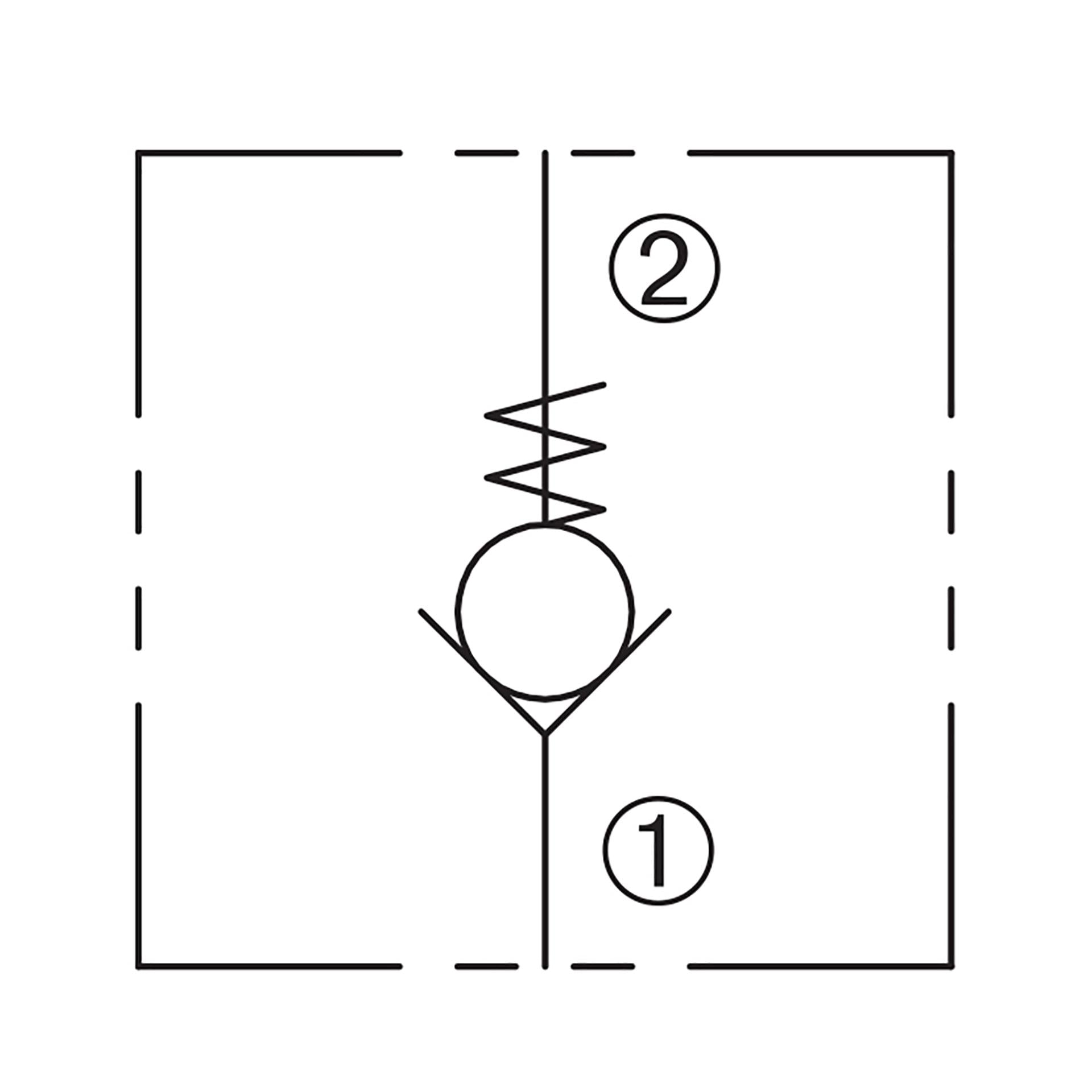 DCV-080-PB-N : Deltrol Direct-Acting Check Valve, C-8-2, Torlon Ball for Positive Shut-Off, 3000psi, 5GPM, 5-100psi Cracking Pressure