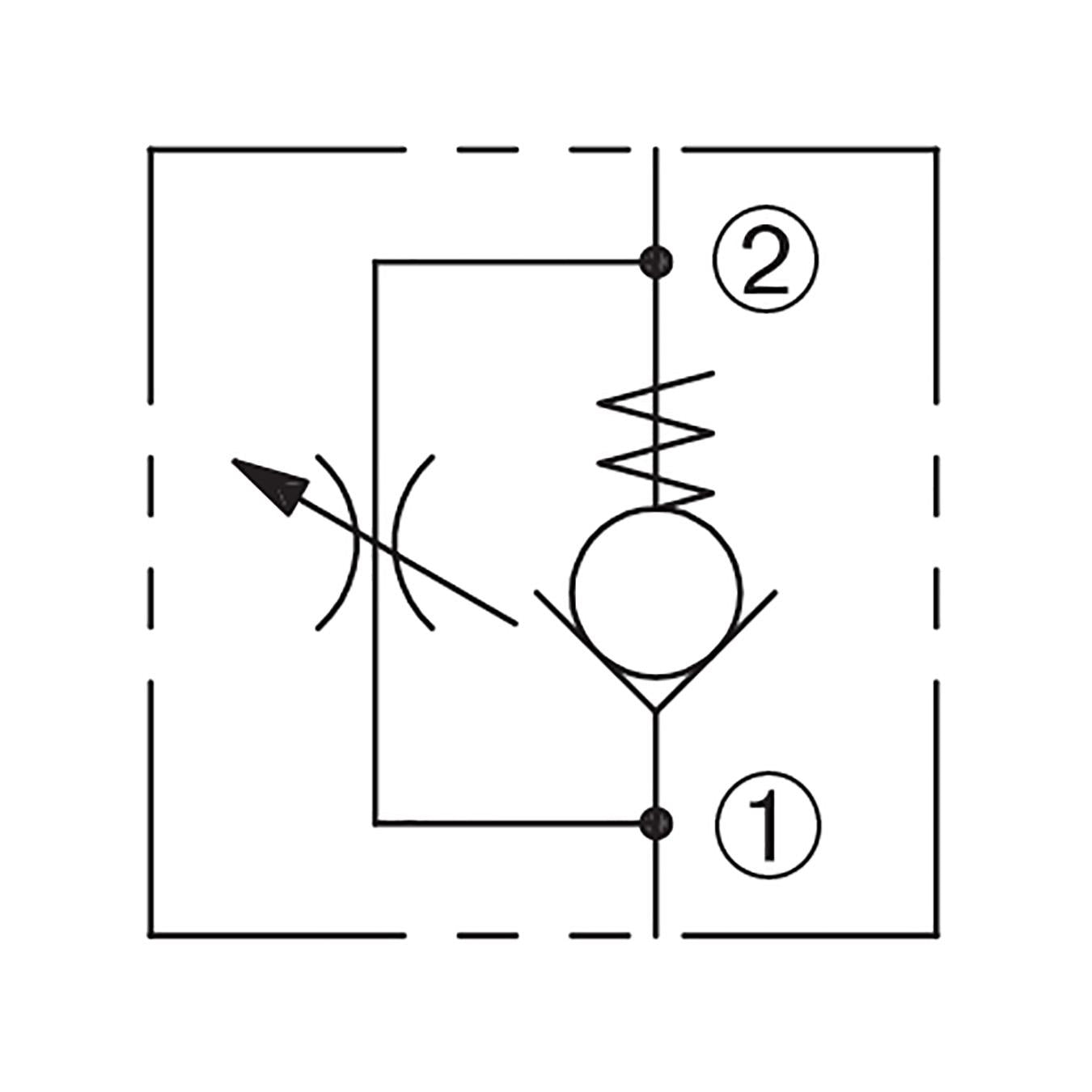 DFC-080-N : Deltrol Flow Control, Free Reverse Flow, Adjustable, C-8-2 Cavity, 3000psi, 10GPM