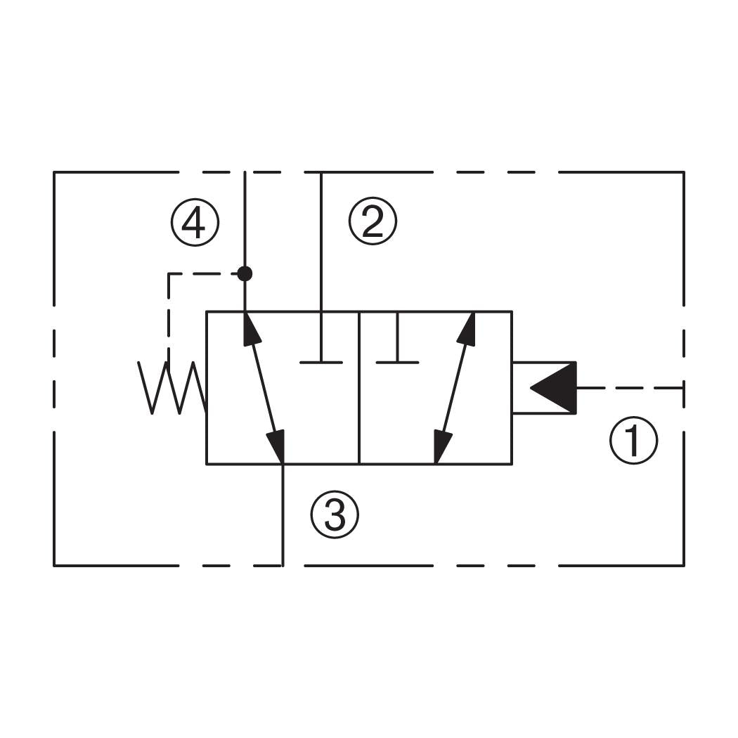 DPOD-100-3-N : Deltrol Directional, 3-Way, 2-Position, Pilot Operated, C-10-3 Cavity, 3000psi, 10GPM