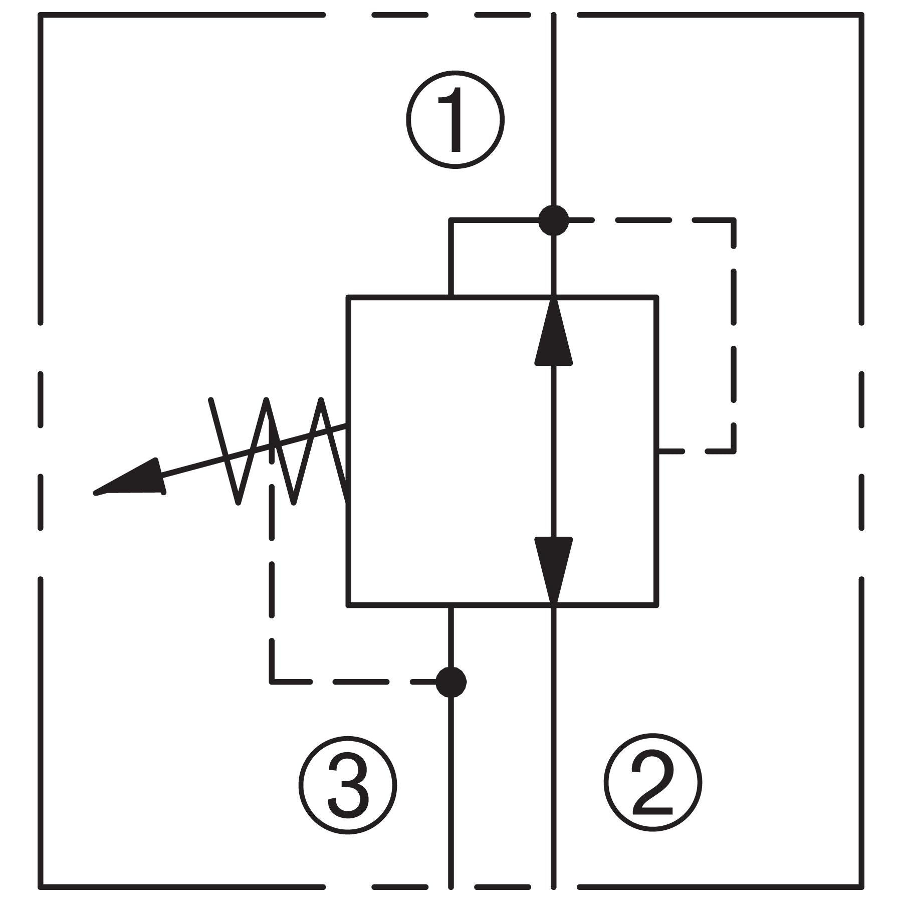 DPR-100-N-S : Deltrol Pressure Reducing/Relieving, Direct-Acting, Adjustable, Spool, C-10-3, Screw Adjustment, 3000psi, 4GPM