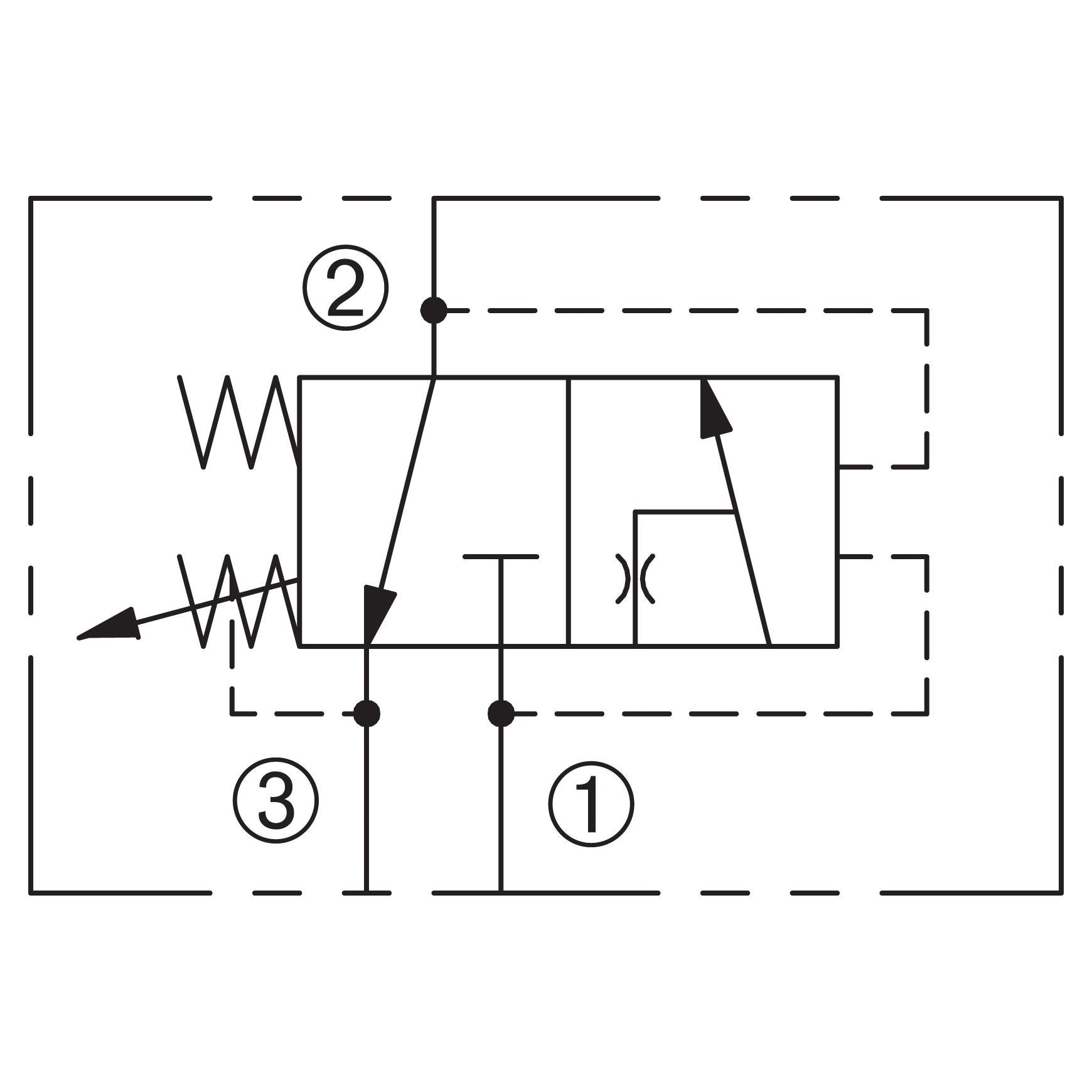 DPSK-100-N-H : Deltrol Sequence, Adjustable, Pilot Operated, Kick-Down, C-10-3, Hidden Adjustment, 3000psi, 5GPM, 300-3000psi Spring Range