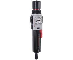 F84G-3AN-QP1 : Norgren F82G Excelon Plus General Purpose Filter, 3/8" NPT, 5-Micron, Transparent with Guard, Manual Drain, Relieving