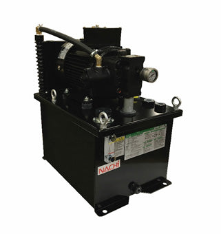 NSP-20-15V1A4-14U : Nachi NSP Series Compact Variable Pump Unit HPU, 20-Liter Tank, 2HP, 16cc Control, 796-1158psi, 220VAC, 60Hz, 3ph