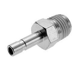 124150428-10PACK : Norgren Pneufit Stem Adapter, 1/4 stem O/D, 1/4 NPT thread