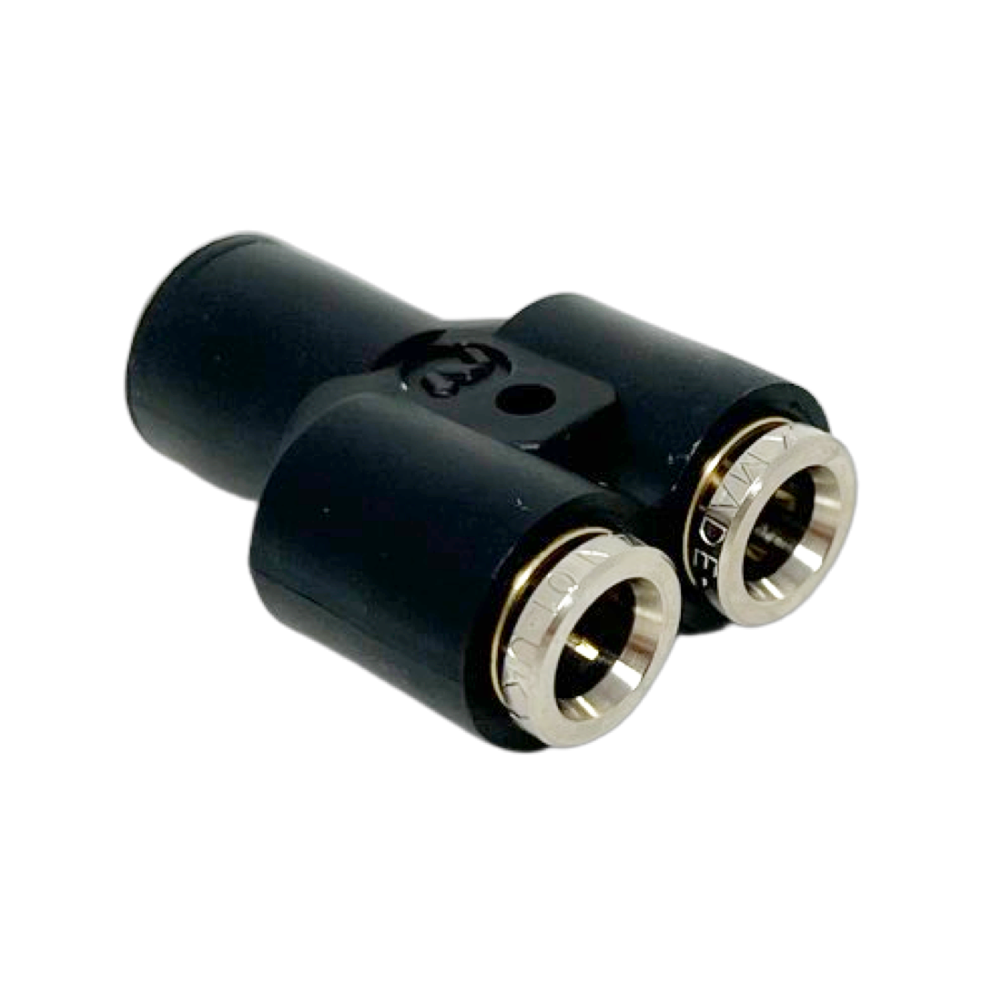 120820400-10PACK : Norgren Pneufit Parallel Union Y, 1/4 tube O/D, 1/4 tube O/D