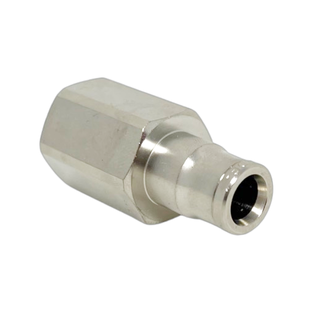 124260638-10PACK : Norgren Pneufit Female Adapter, 3/8 tube O/D, 3/8 NPT port