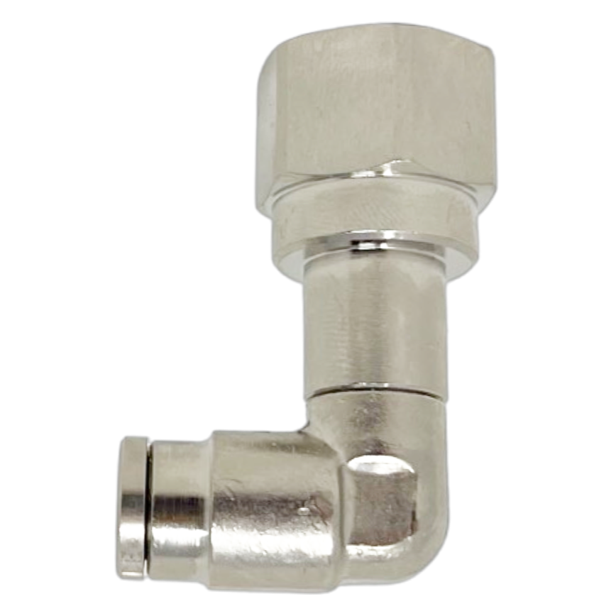 124480418-10PACK : Norgren Swivel Female Elbow, 1/4 tube O/D, 1/8 NPT thread