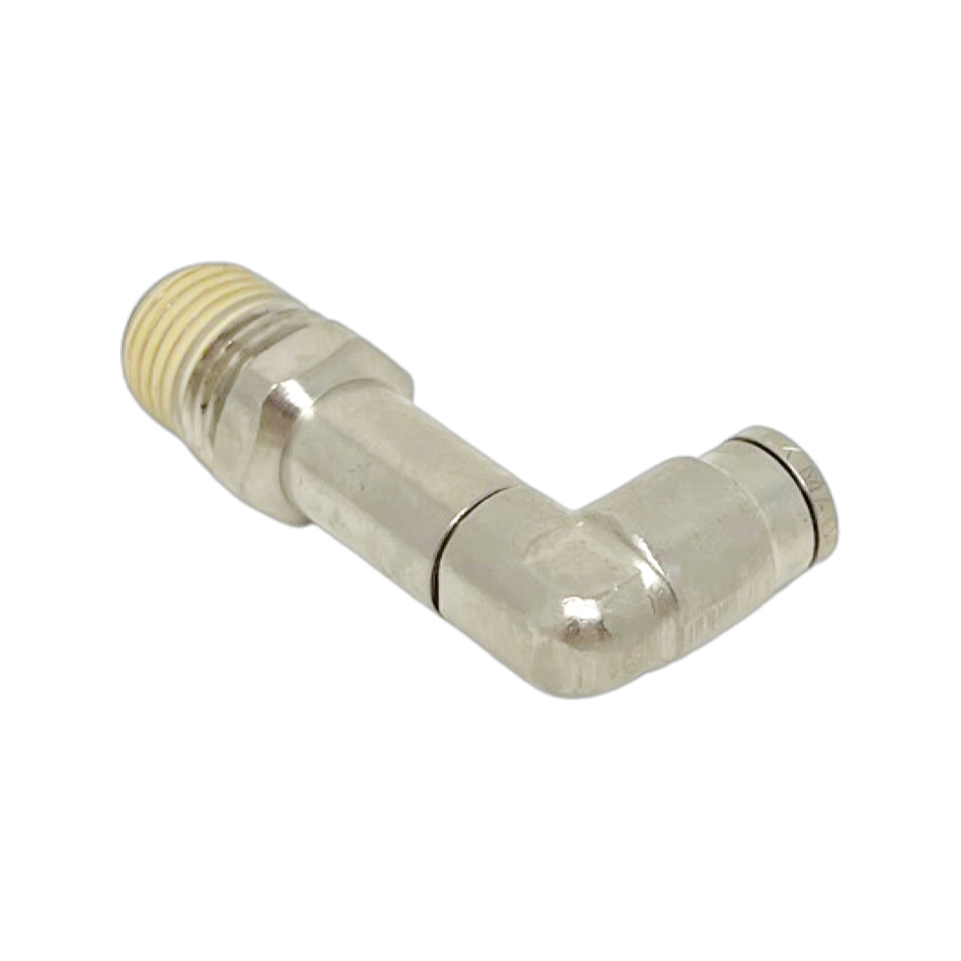 124540418-10PACK : Norgren Pneufit Extended Swivel Male Elbow, 1/4 tube O/D, 1/8 NPT thread