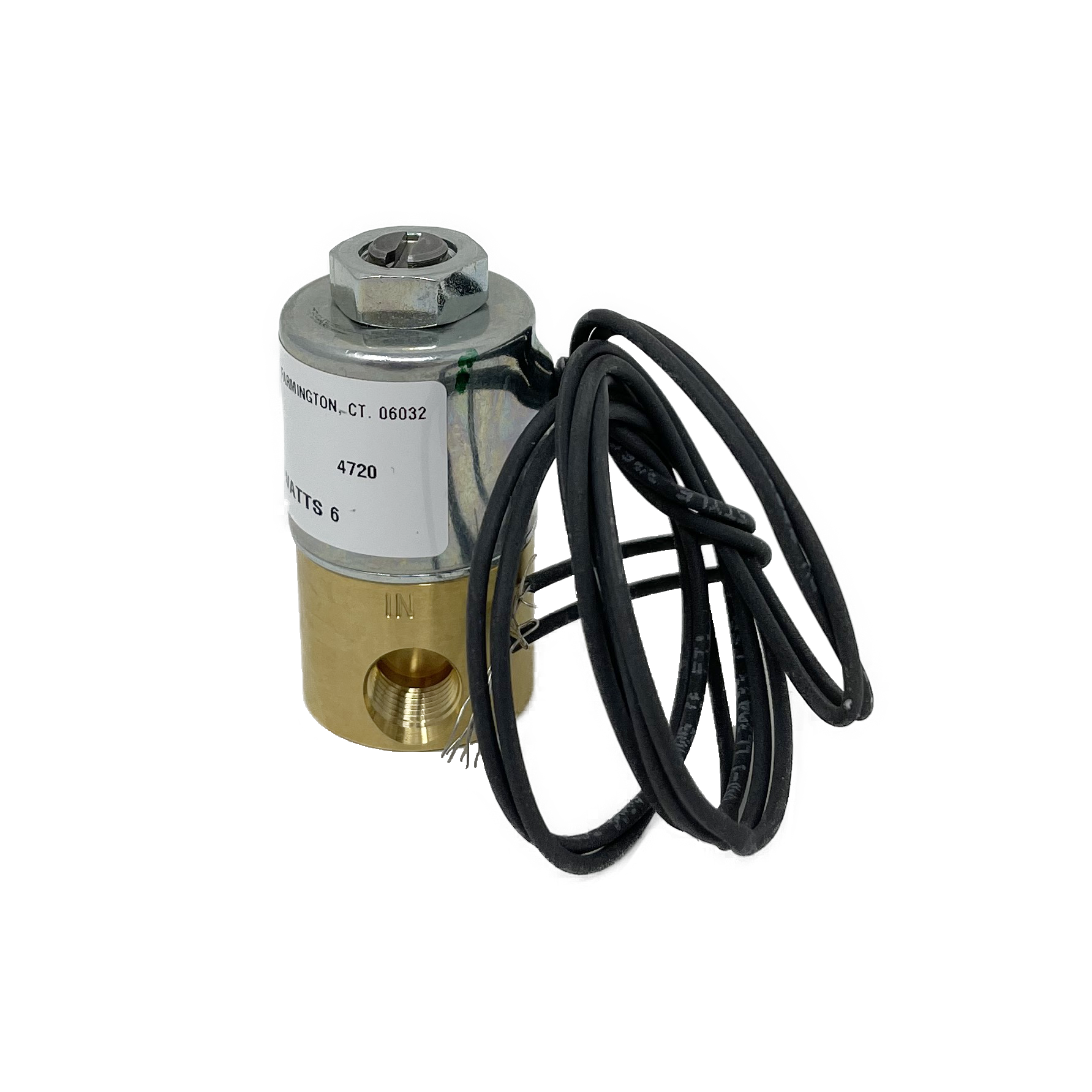 141115-24VDC : Norgren KIP Series 1 valve, 1/8 NPT ports, 2 way, NC, 24Vdc, brass body, 1/8 orifice