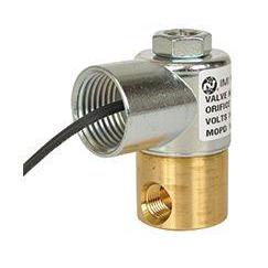 352135-24VDC : Norgren KIP Series 3, 1/4 NPT ports, 1/2 NPT Conduit housing, 3WNC, Brass body, Buna seal
