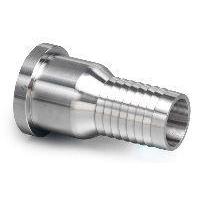 32HB-32SF : AFP Hose Barb to SAE Flange Head, Steel, Straight, 2" Hose Barb Side 1, 2" C61 Side 2, 400psi rated