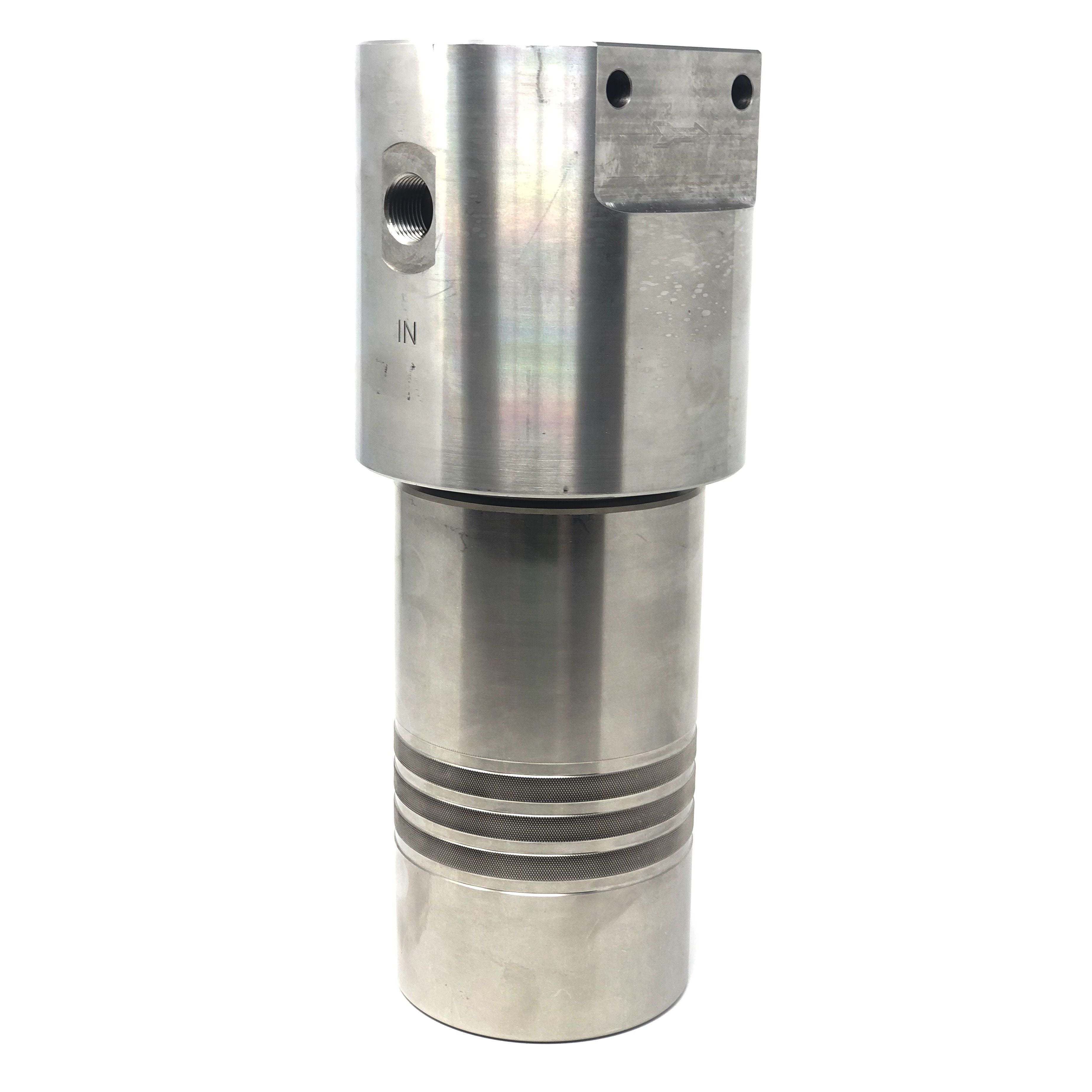 52S-1012S-40SEN : Chase Ultra High Pressure Inline Filter, 10000psi, #12 SAE (3/4"), 40 Micron, With Visual Indicator, No Bypass