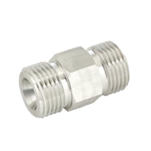 5404-M9M9 : UPC 9/16" Type M Male x 9/16" Type M Male, Stainless Steel 40,000psi