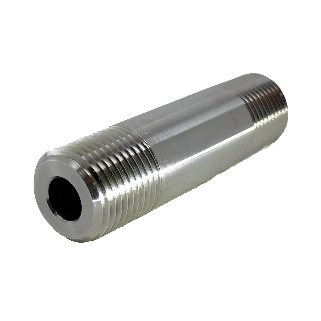 5404N-8N3.0 : UPC 1/2" x 3" Male NPT Nipple, Stainless Steel, 15,000psi