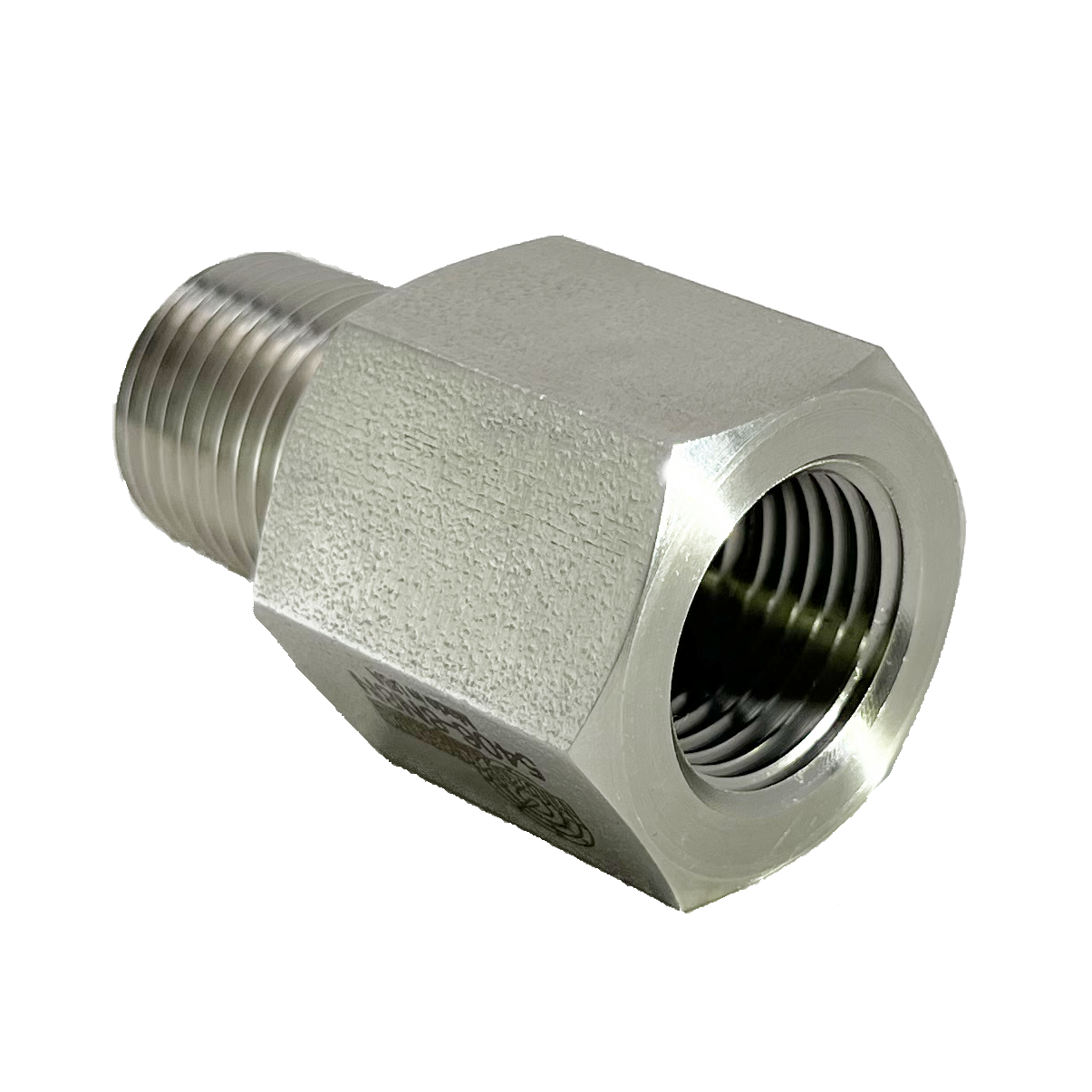 5406-8N8N : UPC 1/2" Female NPT x 1/2" Male NPT, Stainless Steel, 15,000psi