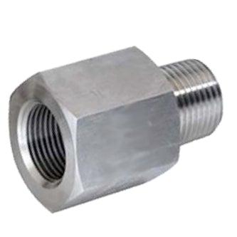 5406-6N6B : UPC 3/8" Female NPT x 3/8" BSP Male, Stainless Steel, 15,000psi