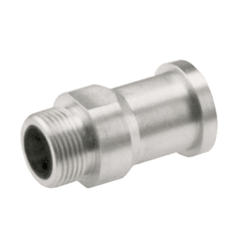 602-8-8 : AFP Split Flange Adapter, Steel, Straight, 0.5 (1/2") Male SAE Side 1, 0.5 (1/2") C62 Flange Side 2