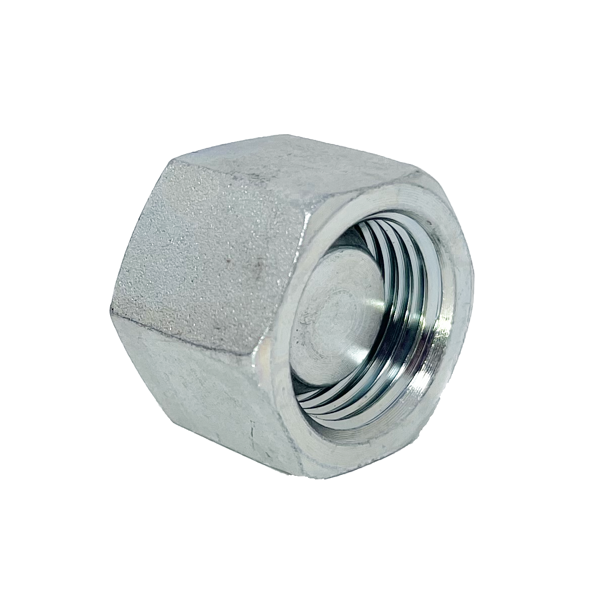 9033-06 : Adaptall BSPP Cap, 0.375 (3/8"), Carbon Steel