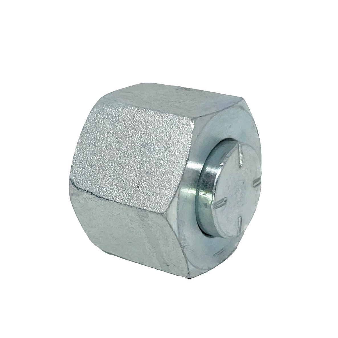 9033-06 : Adaptall BSPP Cap, 0.375 (3/8"), Carbon Steel