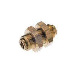 94450704M : Norgren DOT Bulhead Union, 1/4 tube O/D, M15x1 thread