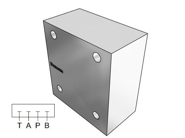 AD05CPP : Daman Cover (Blanking) Plate, Aluminum, 3000psi, D05 (NG10), Parallel Circuit, All Ports Blocked