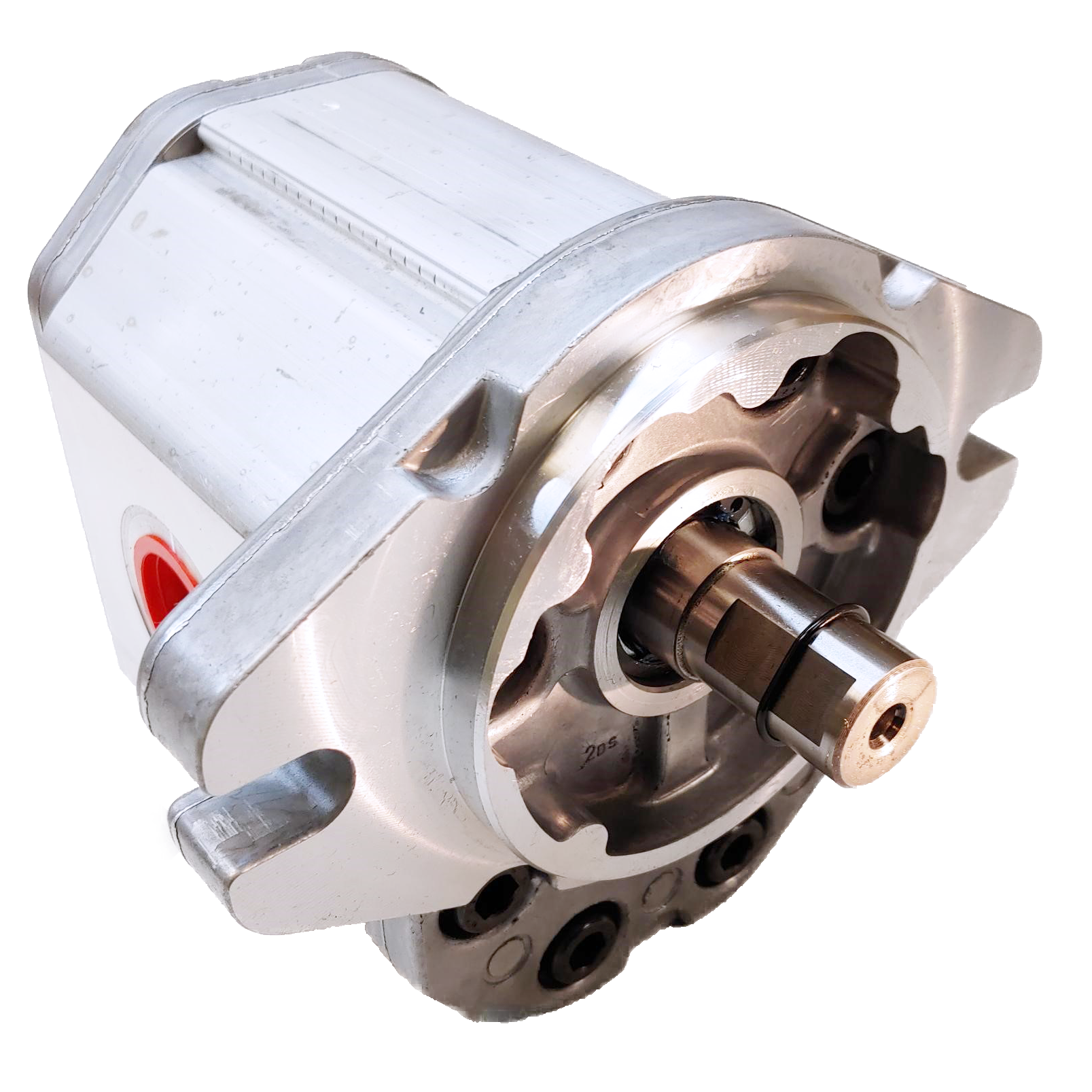 ALM3A-R-50-FA-E4 : Marzocchi Gear Motor, Bidirectional, 33cc, 3335psi rated, 3300RPM, 1" (#16) SAE ports, 7/8" Bore x 1/4" Keyed Shaft (SAE B)