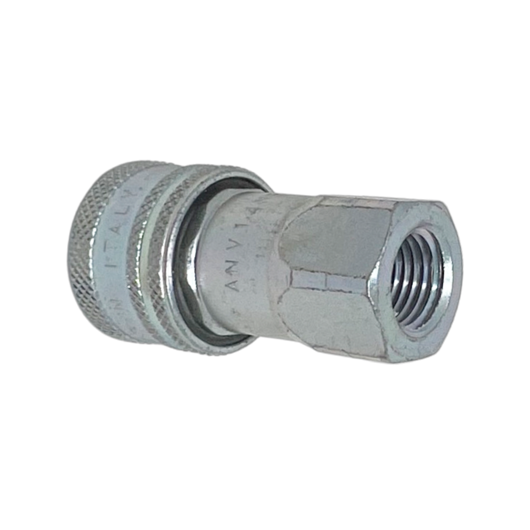 ANV 14 NPT F : Faster Quick Disconnect, Female 1/4" Coupler, 0.25 (1/4") NPT Connection, 7251psi MAWP, 2.11 GPM, Sleeve Retraction Style, Connection Under Pressure Not Allowed