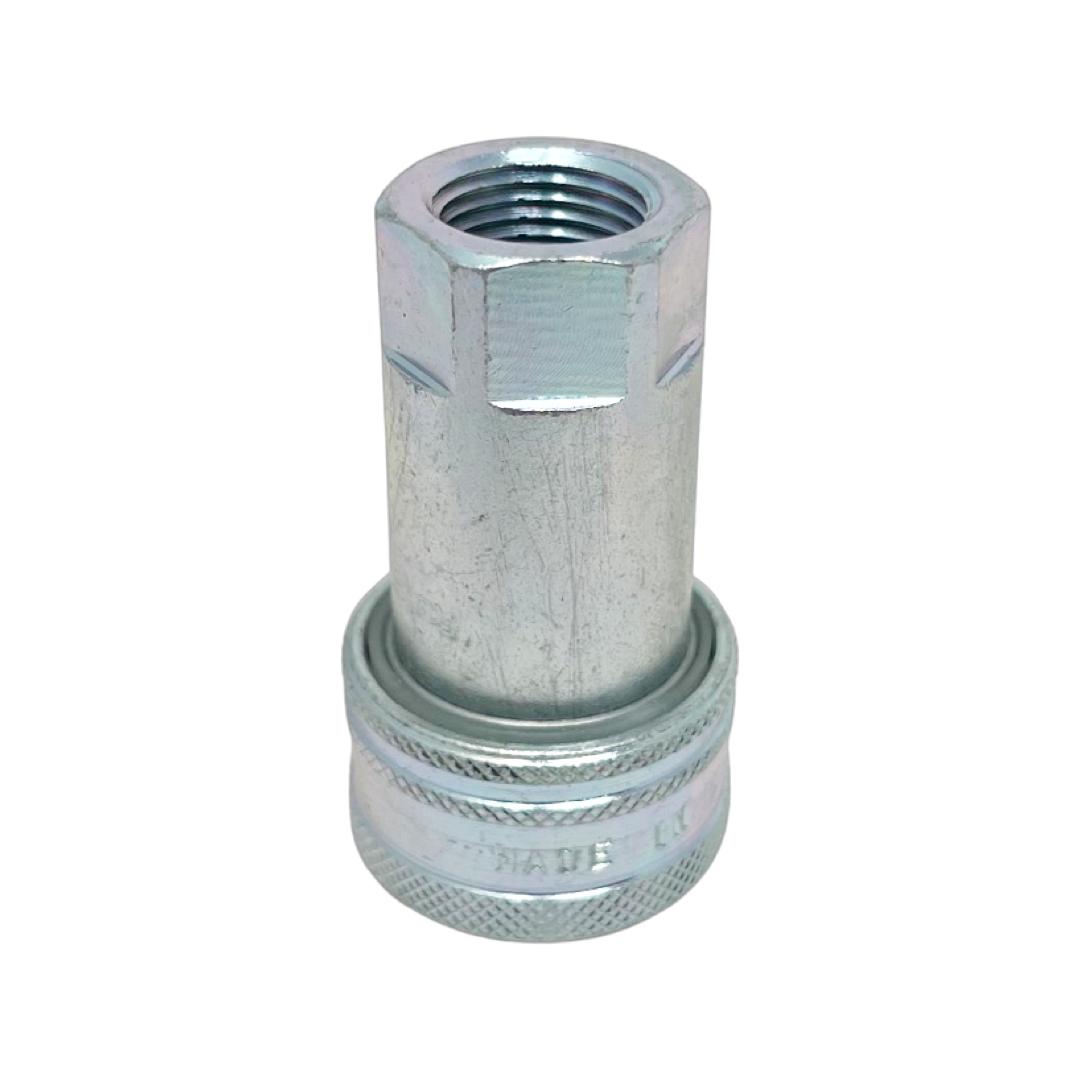 ANV 38 NPT F : Faster Quick Disconnect, Female 3/8" Coupler, 0.375 (3/8") NPT Connection, 4351psi MAWP, 7.93 GPM, Sleeve Retraction Style, Connection Under Pressure Not Allowed