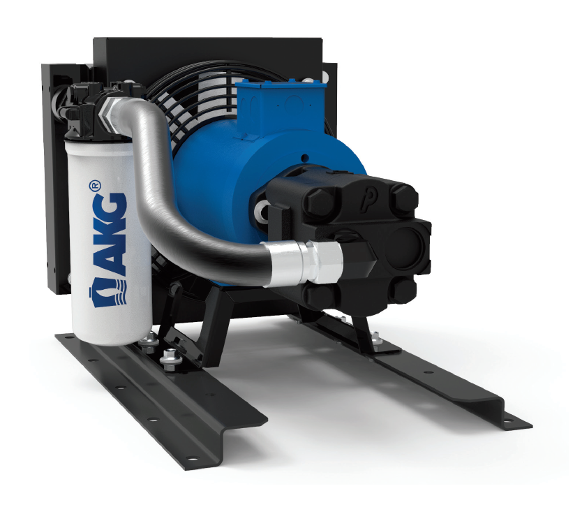 AP21-P-F : AKG AP21 Offline Cooler Package, 2HP, 1725RPM, 208-230/460VAC, 60Hz, #20 SAE (1.25") Ports, 1.46in3 (24cc)