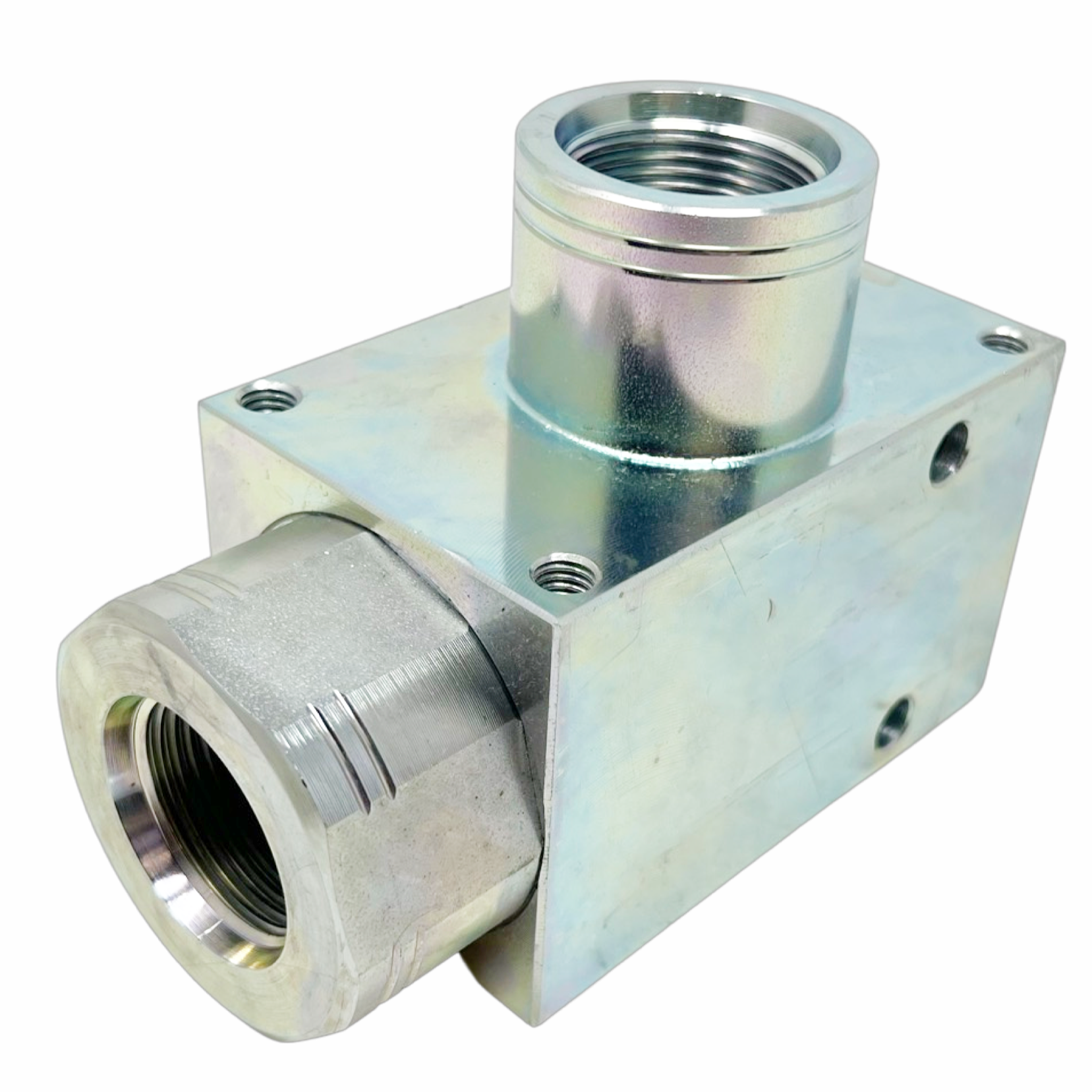 AV3LS#12-11DV : AFP 3-Way Excavator Style Ball Valve, 5075psi rated, Steel, #12 SAE (3/4")