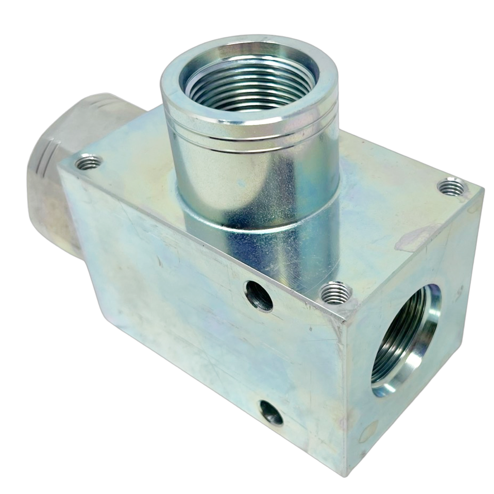 AV3LS#12-11DV : AFP 3-Way Excavator Style Ball Valve, 5075psi rated, Steel, #12 SAE (3/4")