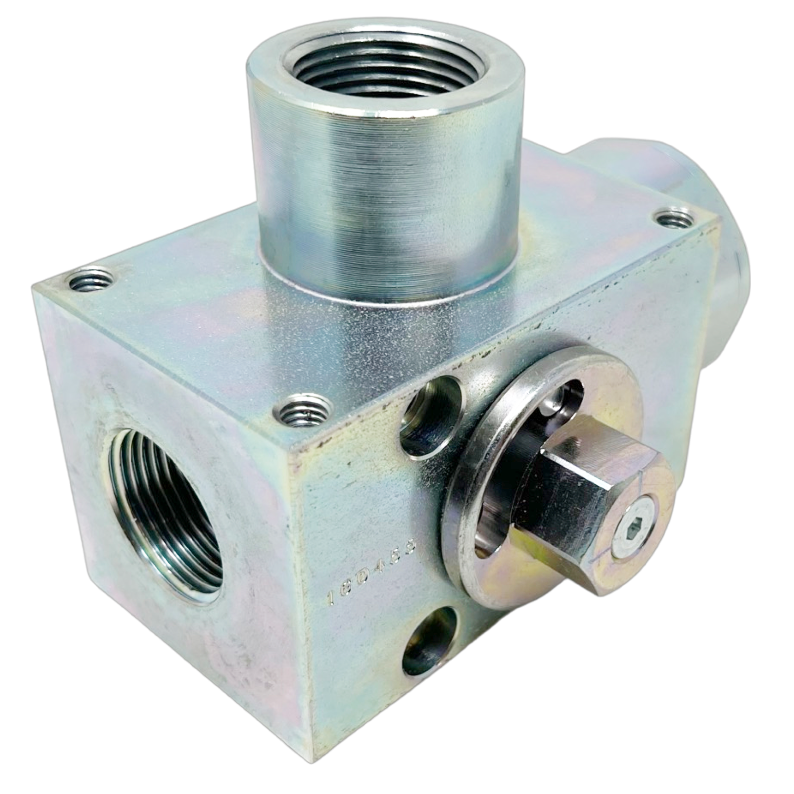 AV3LS#16-11DV : AFP 3-Way Excavator Style Ball Valve, 5075psi rated, Steel, #16 SAE (1")