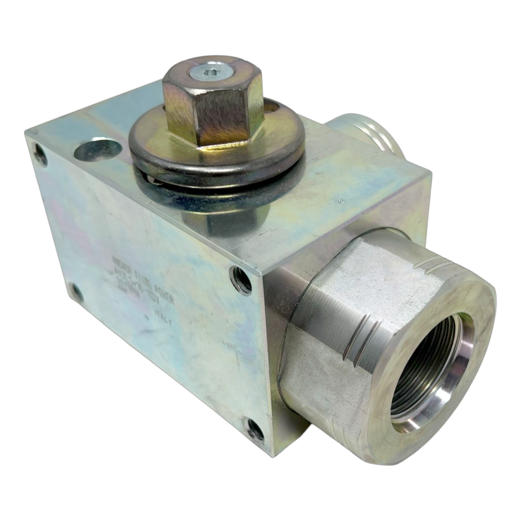 AV3LS#12-11DV : AFP 3-Way Excavator Style Ball Valve, 5075psi rated, Steel, #12 SAE (3/4")