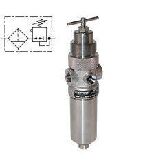 B05-238-M1LA : Norgren B05 series, stainless steel filter/regulator, relieving, 5 to 125 PSI outlet pressure range, 5-Micron, 1/