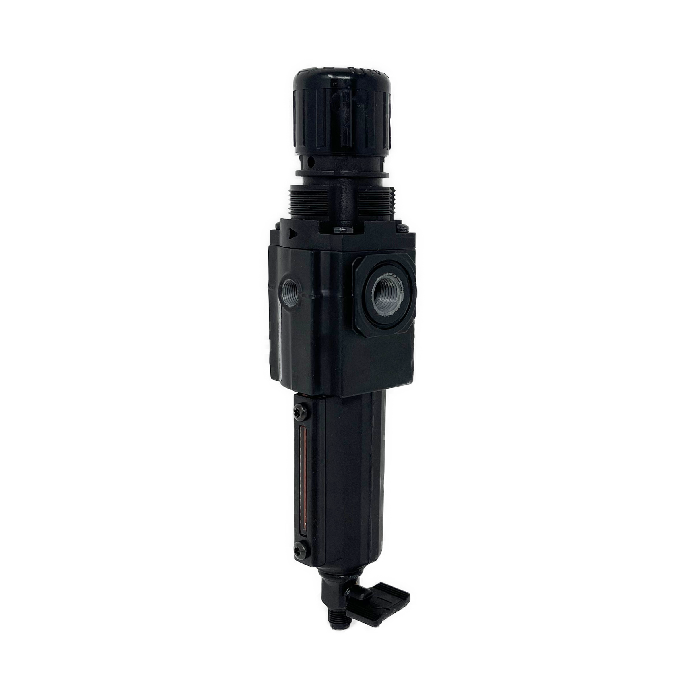 B72G-2AK-QD1-RMN : Norgren Excelon Combo Filter/Regulator, 1/4" NPT, Knob Adjust, Manual 1/4 Turn Drain, Short Metal Bowl, 5-Micron, Relieving, 5-150psi, No Gauge