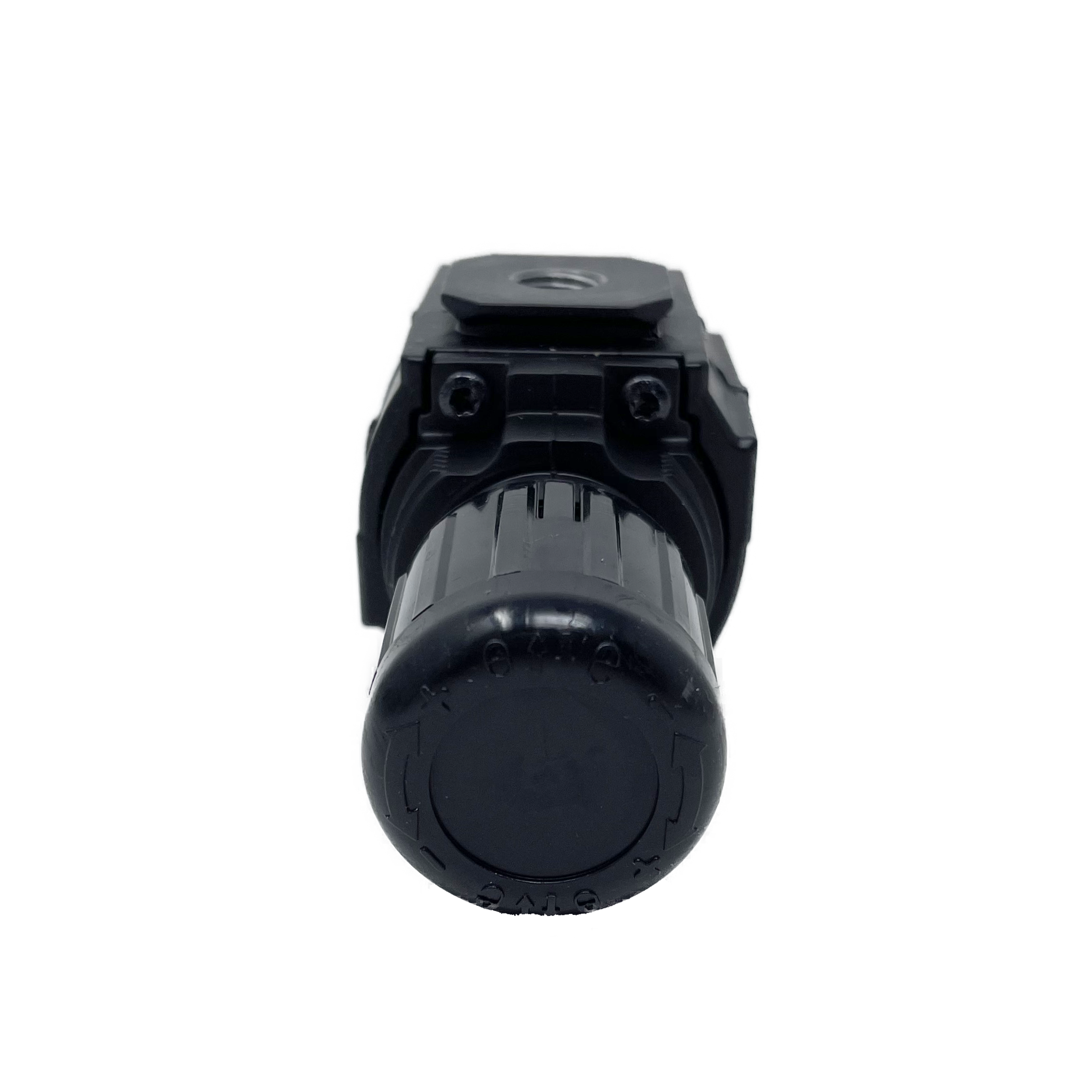 B73G-4AK-QD1-RMG : Norgren Excelon Combo Filter/Regulator, 1/2" NPT, Knob Adjust, Manual 1/4 Turn Drain, Metal Bowl, 5-Micron, Relieving, 5-150psi, with Gauge