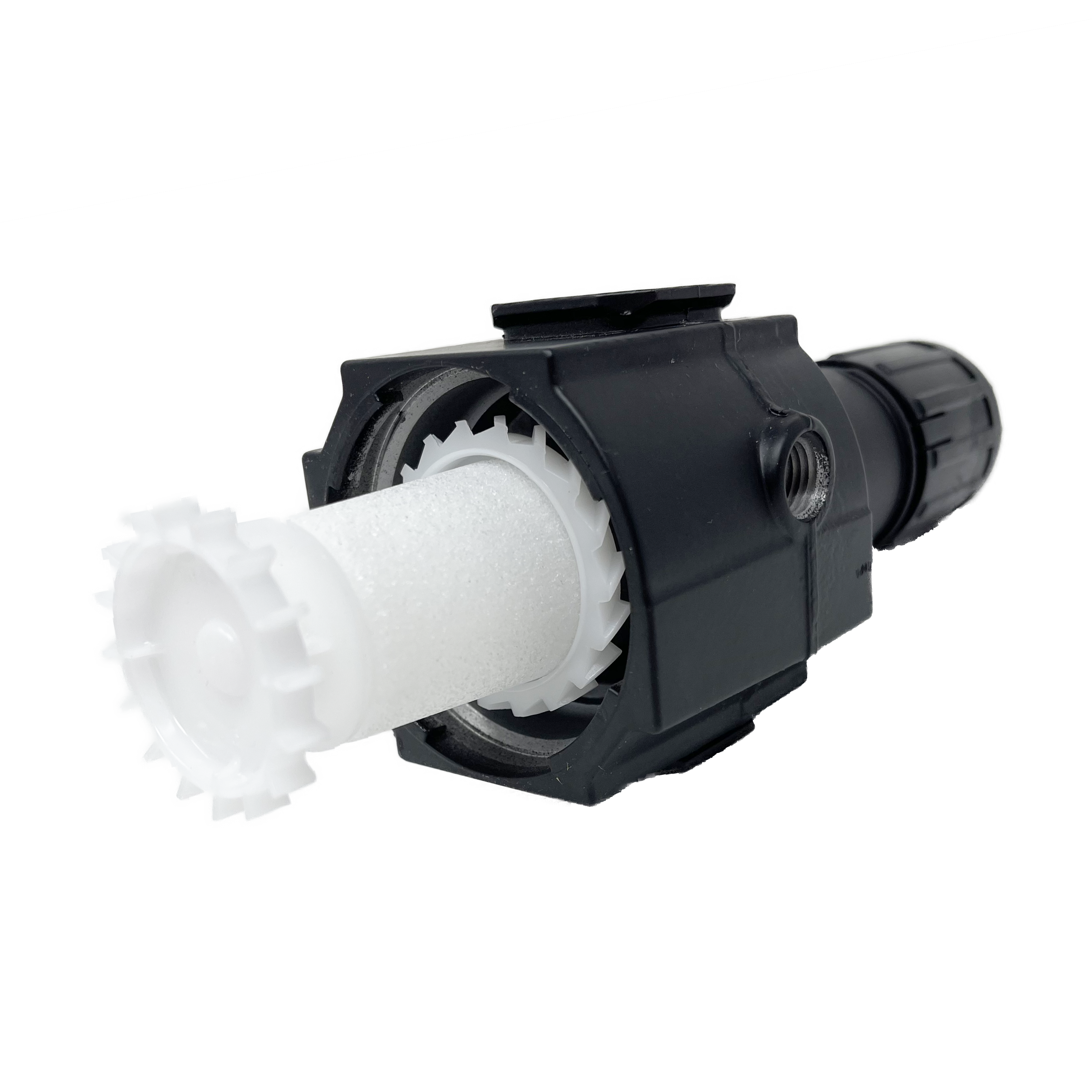 B74G-3AK-QD3-RMG : Norgren Excelon Combo Filter/Regulator, 3/8" NPT, Knob Adjust, Manual 1/4 Turn Drain, Metal Bowl, 40-Micron, Relieving, 5-150psi, with Gauge