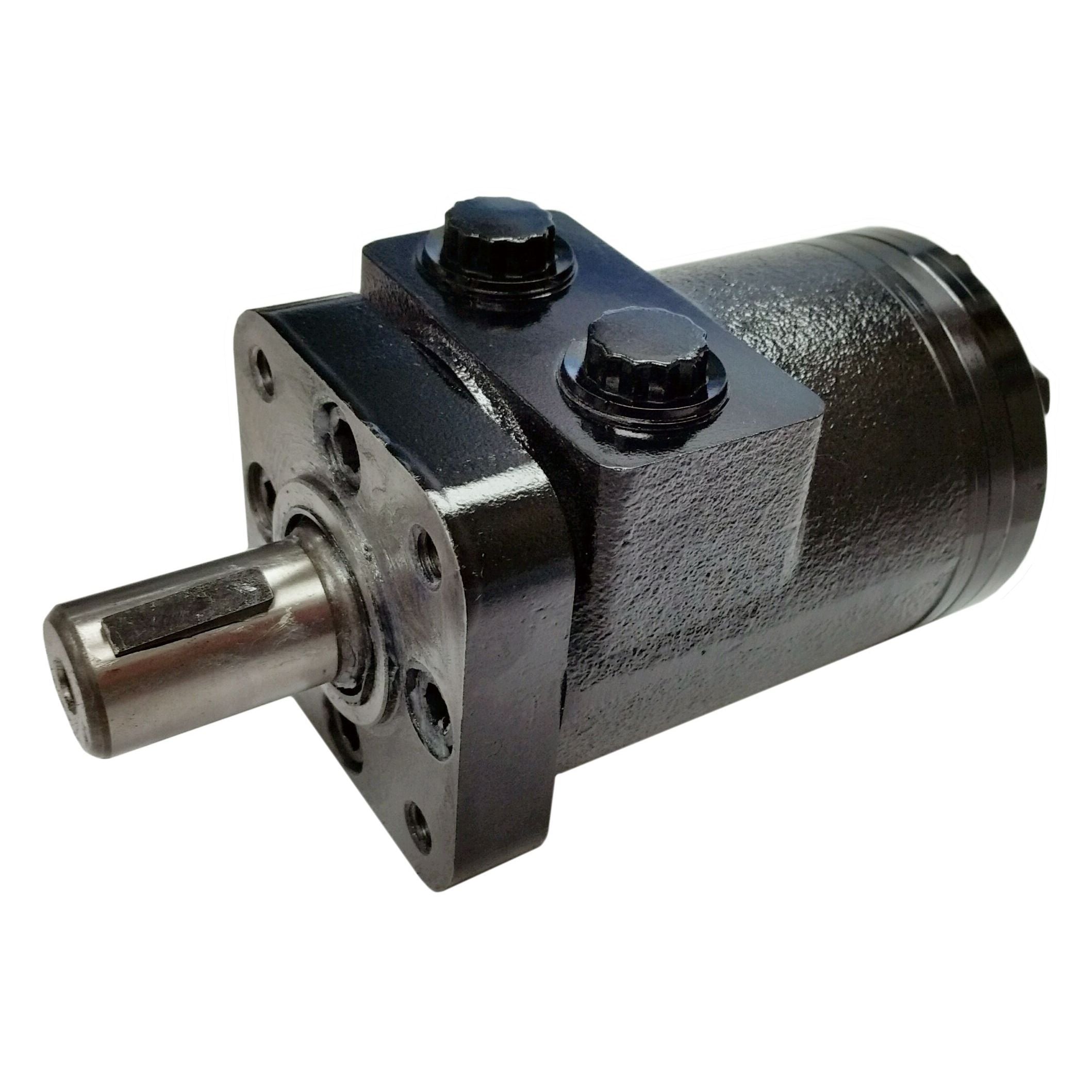 BMPH-315-H4-K-F : Dynamic LSHT Motor, 315cc, 192RPM, 3319in-lb, 1813psi Differential, 15.85GPM, SAE A 4-Bolt Mount, 1" Bore x 1/4" Key Shaft, Side Ported, Manifold