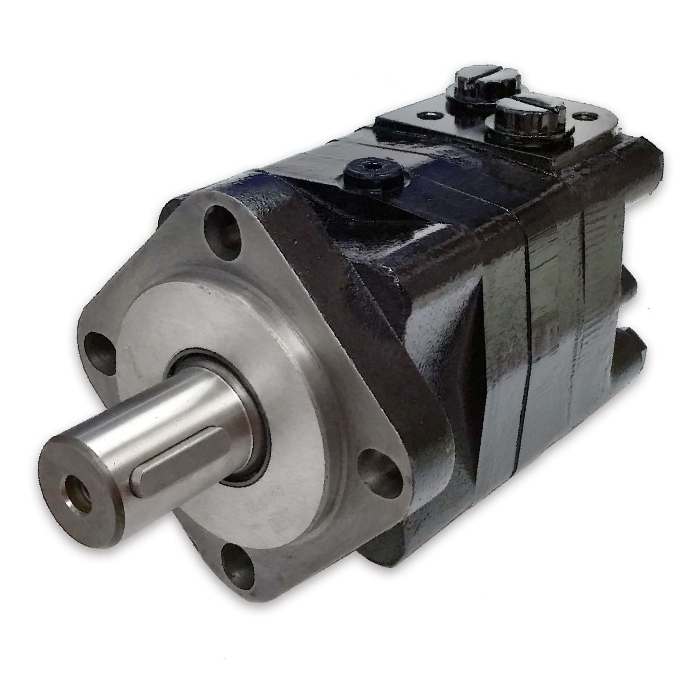 BMSY-200-E4-G-S : Dynamic LSHT Motor, 194cc, 375RPM, 5185in-lb, 3045psi Differential, 19.81GPM, SAE A 4-Bolt Mount, 1.25" Bore x 5/16" Key Shaft, Side Ported, #10 SAE (5/8")