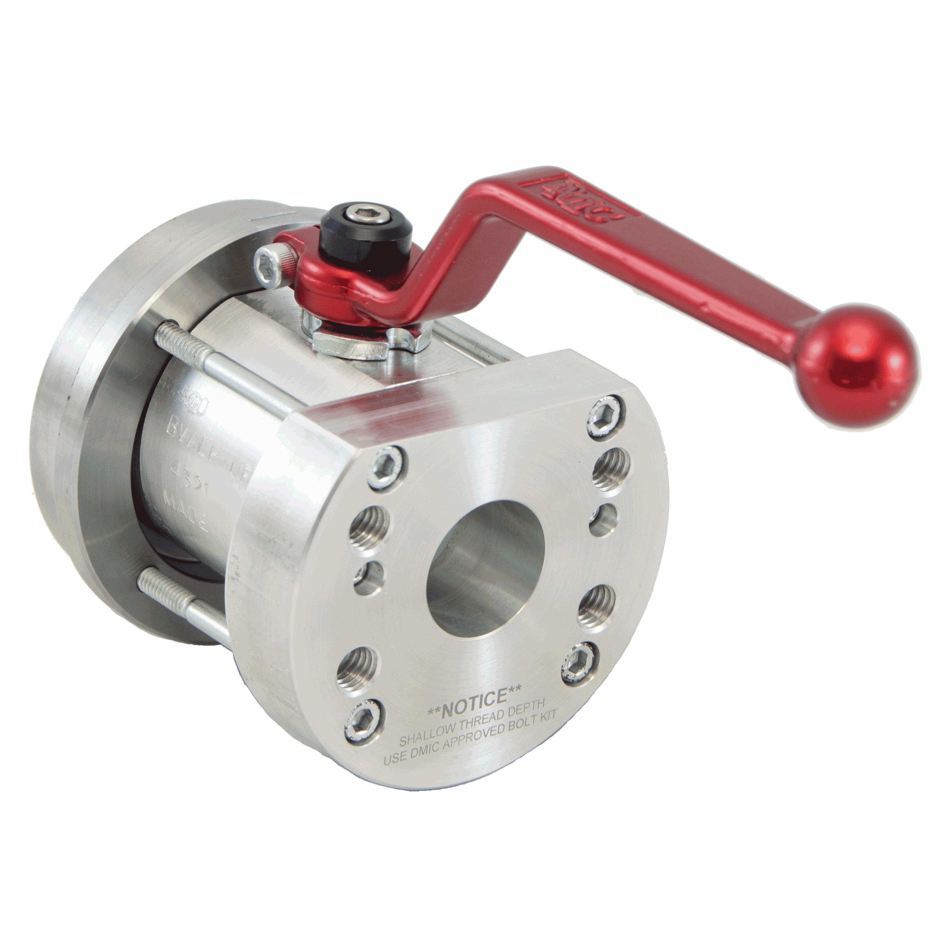 BVALP-12FM-4321 : DMIC Low Profile Suction Ball Valve, 1.25 SAE Code 61, Aluminum, 250psi, Two-Way
